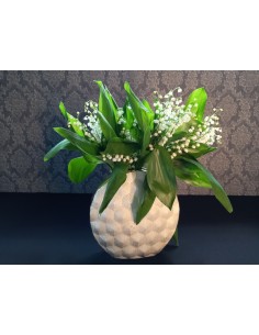 WAZON  CERAMICZNY  ZŁOTY...