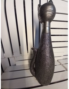 KOT CERAMICZNY  SREBRNO... 2