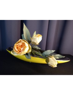 PATERA PÓŁMISEK SREBRNO ŻÓŁTY