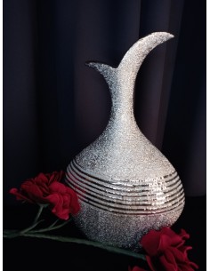 WAZON SREBRNY ZDOBIONY DUŻY