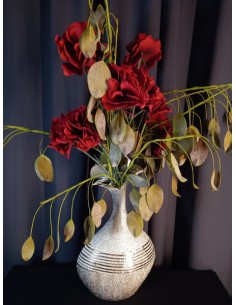 WAZON SREBRNY ZDOBIONY DUŻY 2