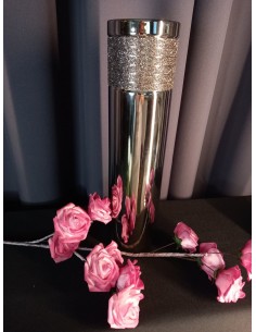 WAZON CERAMICZNY SREBRNY Z... 2