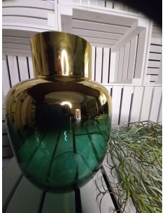 WAZON ZIELONY POZŁACANY 2