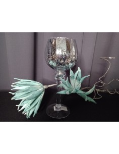 SREBRNY ŚWIECZNIK - KIELICH...