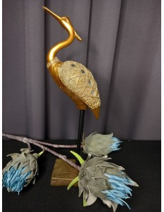 ŻURAW ZŁOTY CERAMICZNY ,...