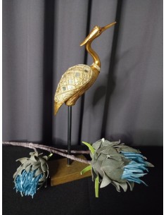 ŻURAW ZŁOTY CERAMICZNY ,... 2