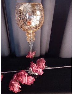 ŚWIECZNIK- KIELICH   RÓŻOWE...