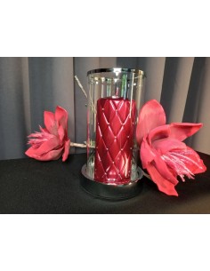 ŚWIECZNIK LAMPION SZKLANY...