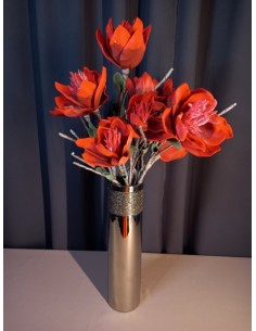 AMARYLIS CZERWONY GAŁĄZKA...